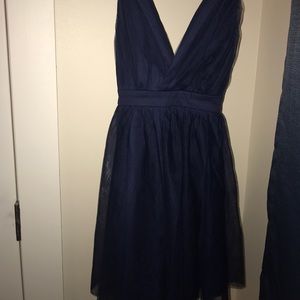 Adorable Navy Tulle Homecoming dress